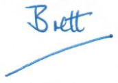 Brett Tollman Signature