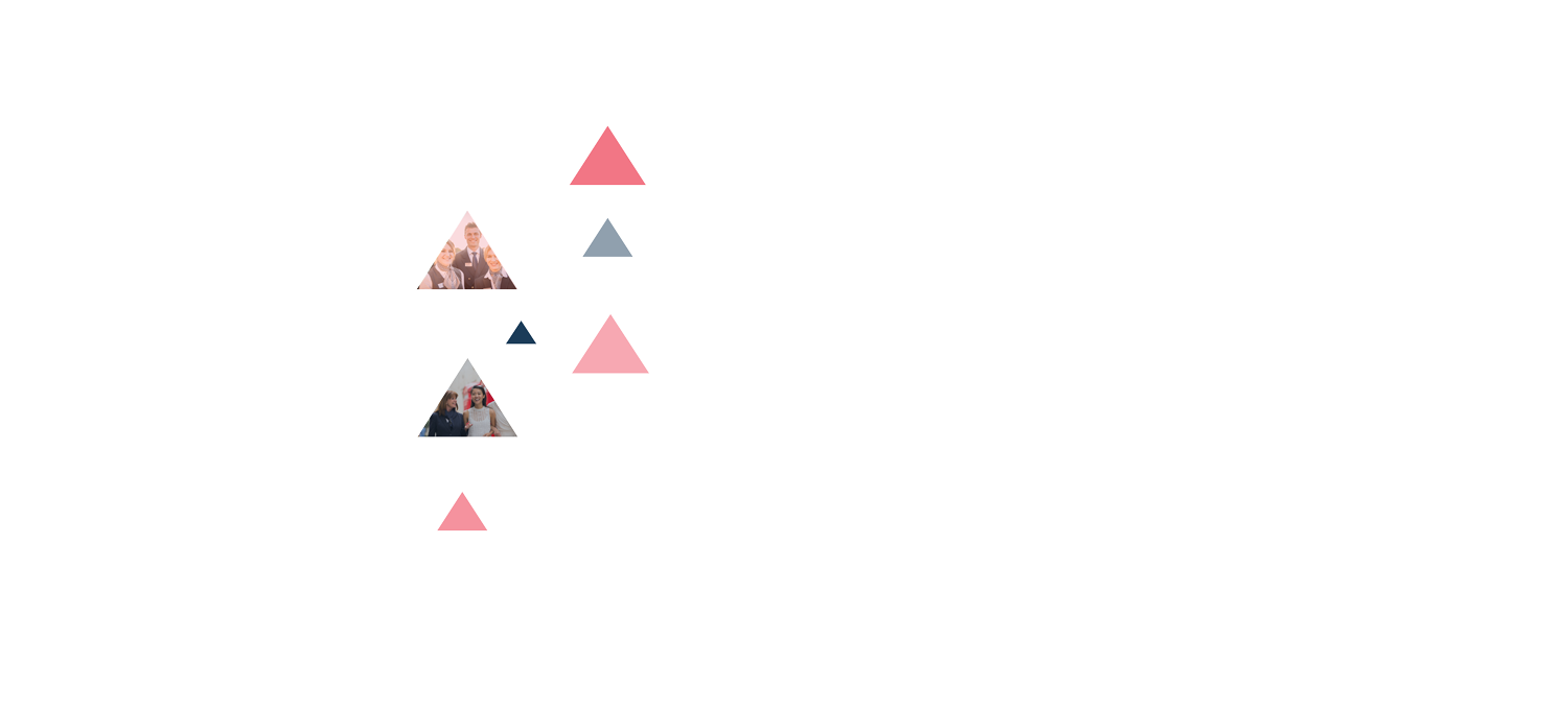 Incredible People Triangle Background
